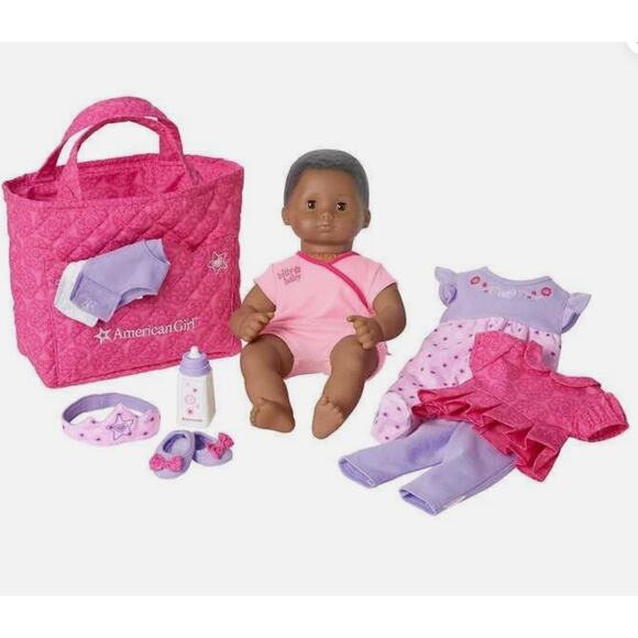 American Girl Doll Bitty Baby BB1 Gift Set African American New in Box - Picture 8 of 12